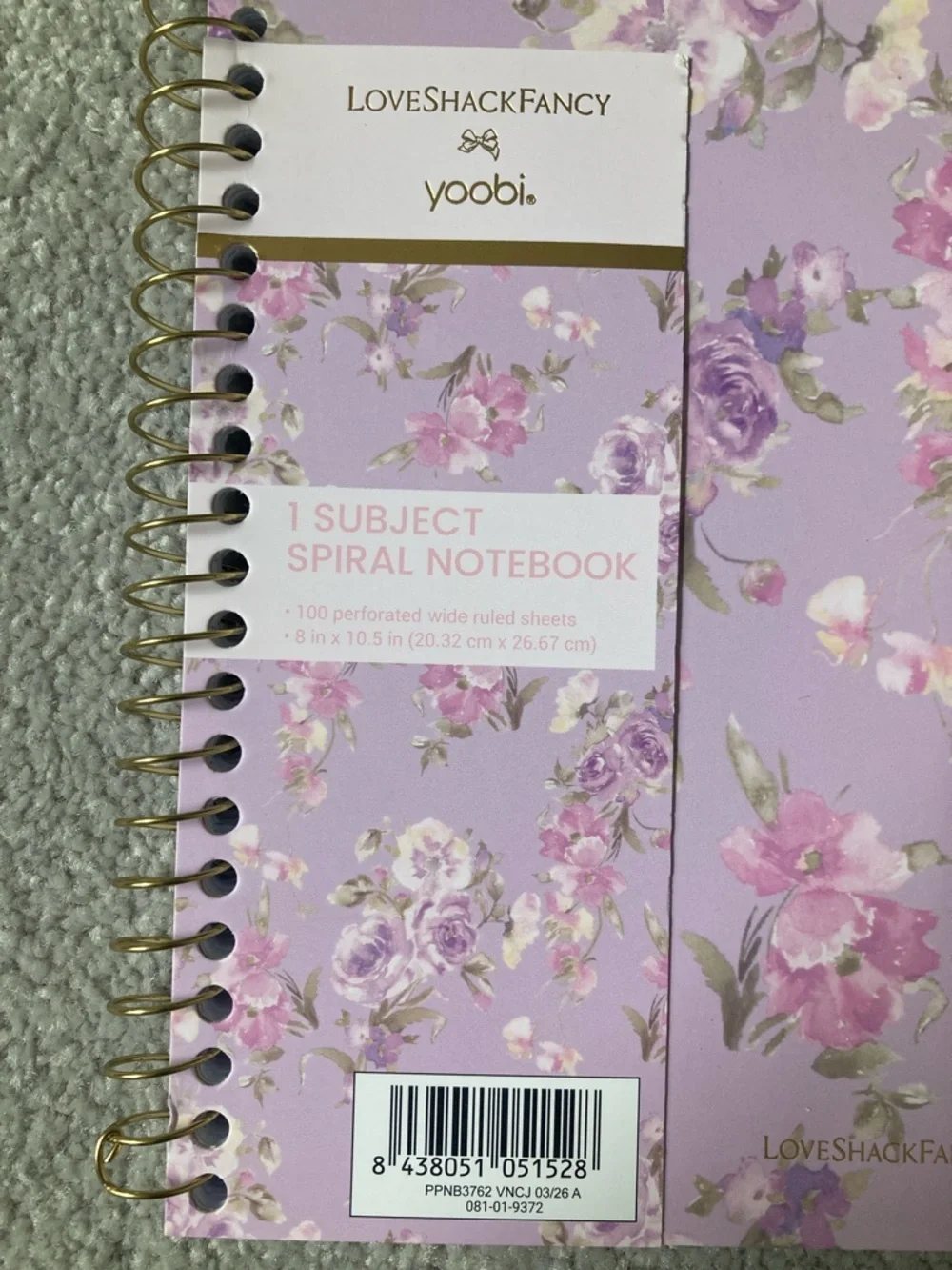 IN-HAND | LoveShackFancy x Target Happy Thoughts Spiral Notebook & Pencil Case